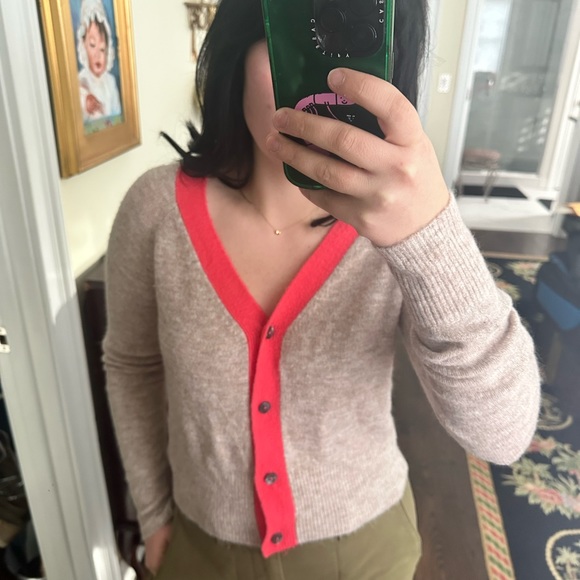 ASTR Colorblock Cardigan - Picture 2 of 2
